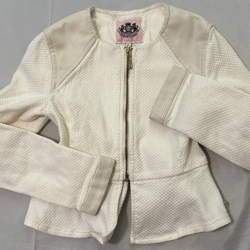 VINTAGE Y2K JUICY COUTURE KIDS ZIP UP JACKET